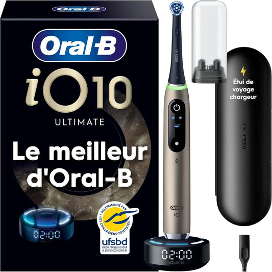 Brosse, brosse à dents rechargeable, Oral-B Brosse à Dents Electrique iO 10