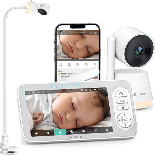 Babyphone, Support, moniteur vidéo pour bébé, Wi-Fi