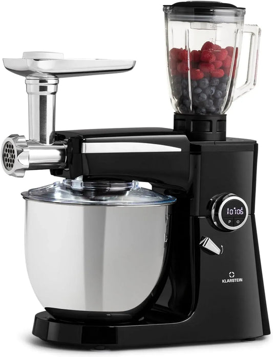 Klarstein Blender, 10 L, 2000 W, professionnel, Robot Cuisine Multifonction 10L, Robot Cuisine 2000W