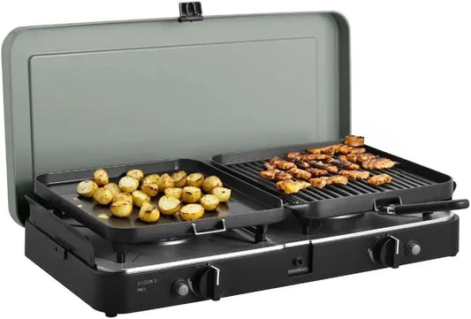CADAC 2 2-Cook Barbecue, table, gril électrique de table, extérieur, noir, pour usage extérieur