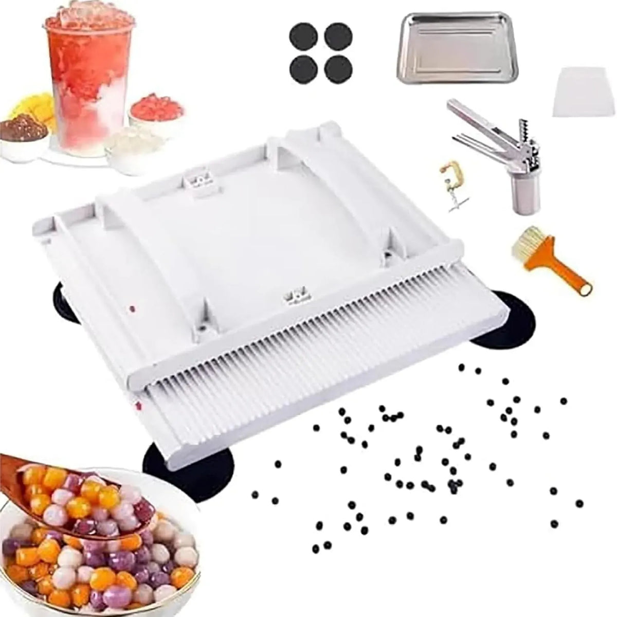 machine à boba, planche, Presse, 12 mm, pour thé à bulles maison