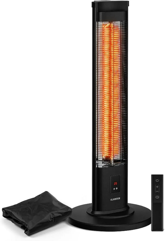 Klarstein Radiateur électrique, 2000 W, extérieur, minuteur, 3 niveaux, IP45