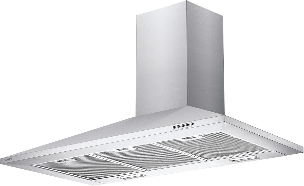 Candy CCE119/1x M3/H Hotte aspirante, 90 cm, 305 m3/h, 62 dB, classe énergétique C, hotte de cuisine, éclairage LED, 3 niveaux, acier inoxydable