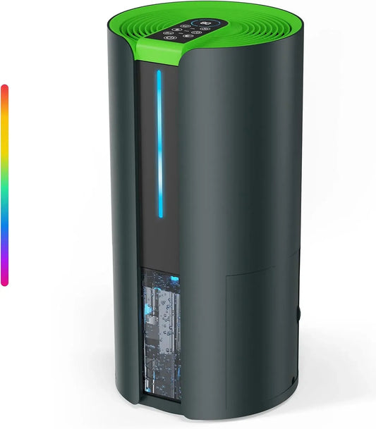 Déshumidificateur, 4 L, appareil déshumidificateur, Deshumidificateur d air Anti Moisissure 4L- Absorbeur d'humidité electrique