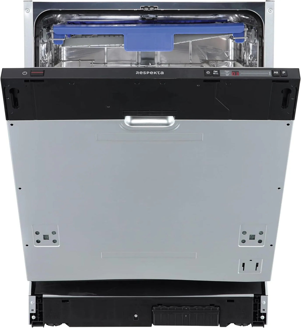 Respekta GSP60BAV Lave-vaisselle, 60 cm, 9 programmes, 42 dB, classe énergétique B, aquaStop, tout intégrable, Ouverture automatique de la porte