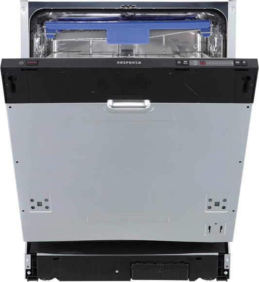 Respekta GSP60BAV Lave-vaisselle, 60 cm, 9 programmes, 42 dB, classe énergétique B, aquaStop, tout intégrable, Ouverture automatique de la porte