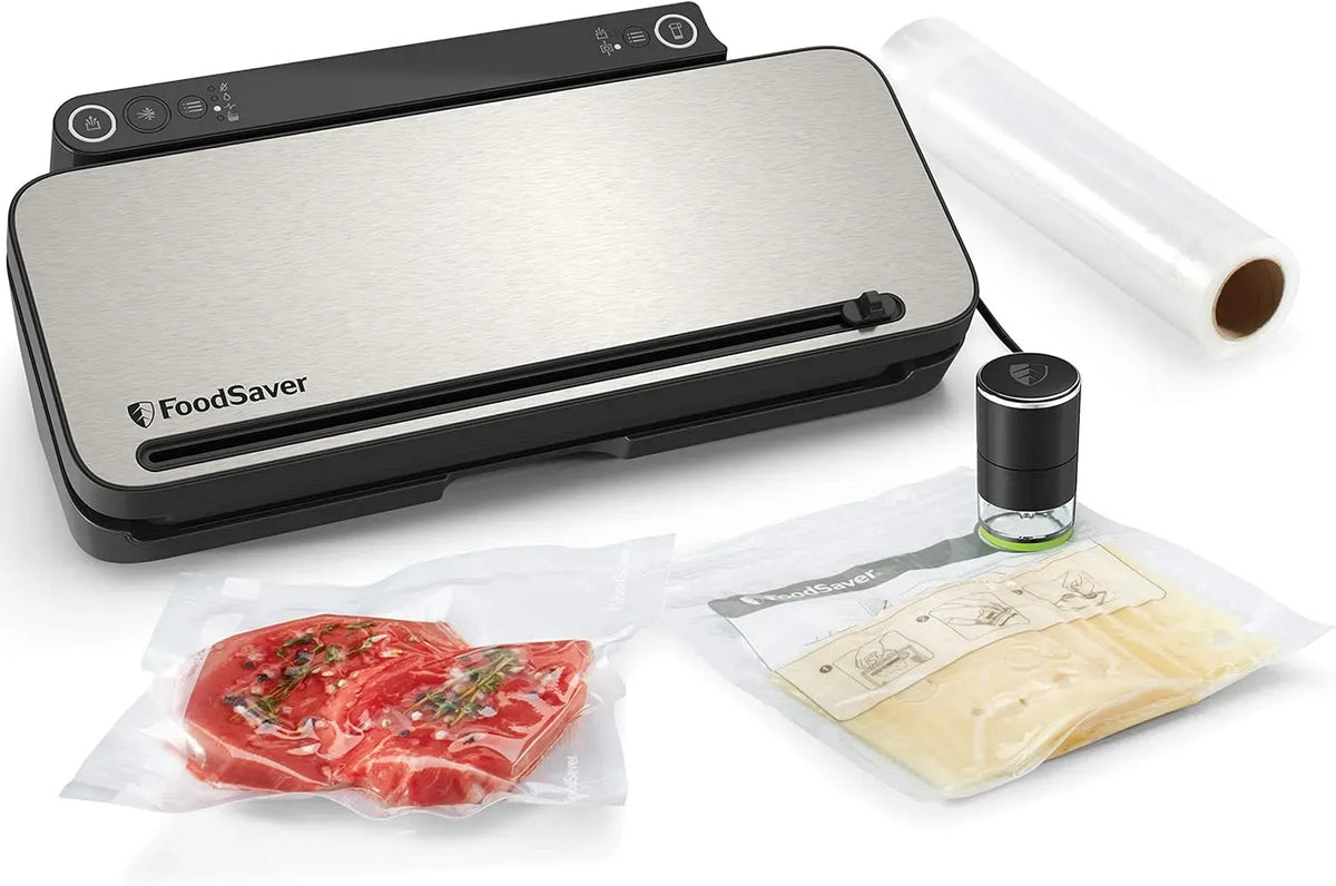 Accessoire pour appareil VS3190X, 4 sacs sous vide et 4 sacs zippés, 1 rouleau