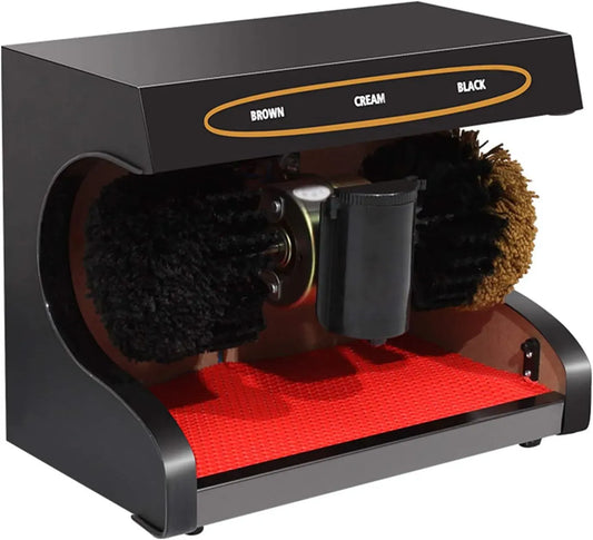 Machine, noir, Cireuse à Chaussures électrique, Machine Automatique de Nettoyage ChaussuresBlack