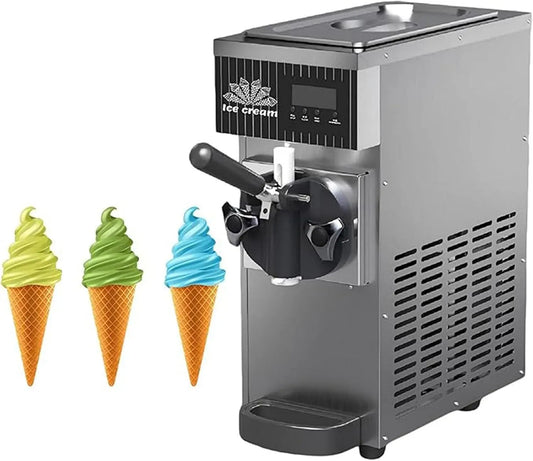 Grey-ZB-BQL68 Machine à glace, machine à glace et sorbet, pâtisserie, écran LCD, professionnel, restaurant, gris, pour restaurants et pâtisseries
