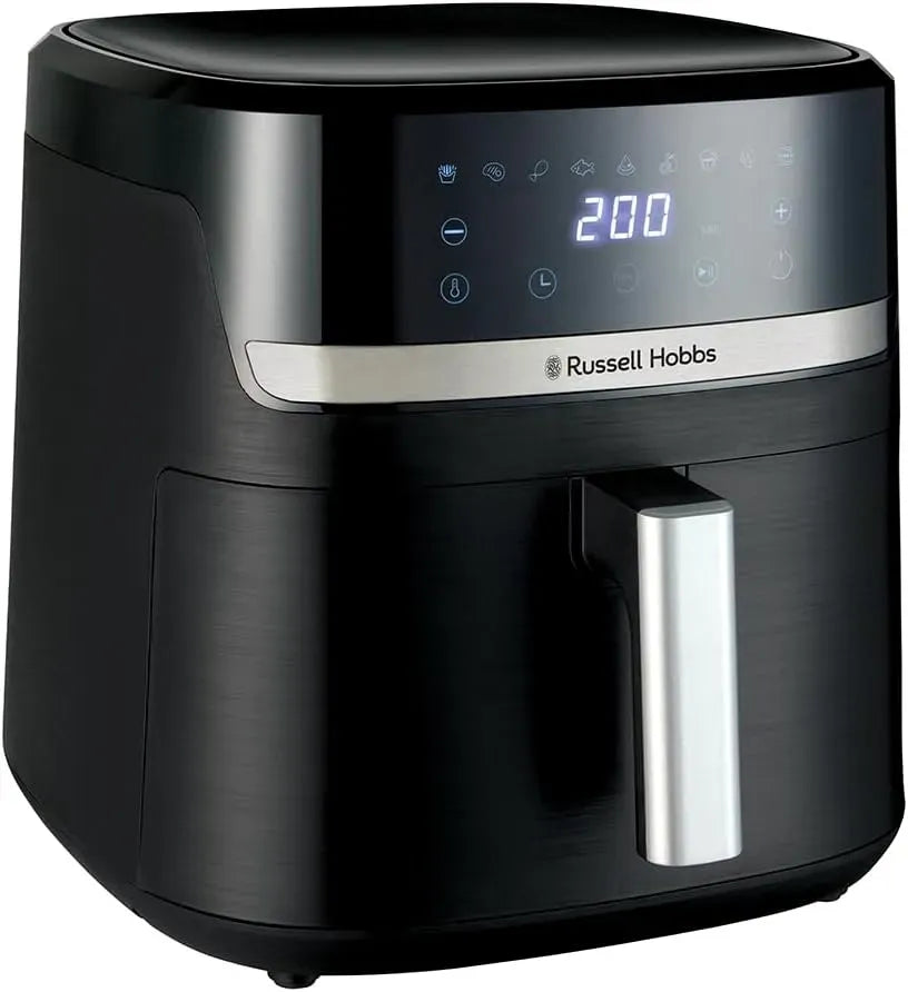 Russell Hobbs XXL 8 9-en-1 Lave-vaisselle, 26cm, 8,3 L, Ø 26 cm, tactile, gril, pizza, silencieux, 27632-56, Rapid Air