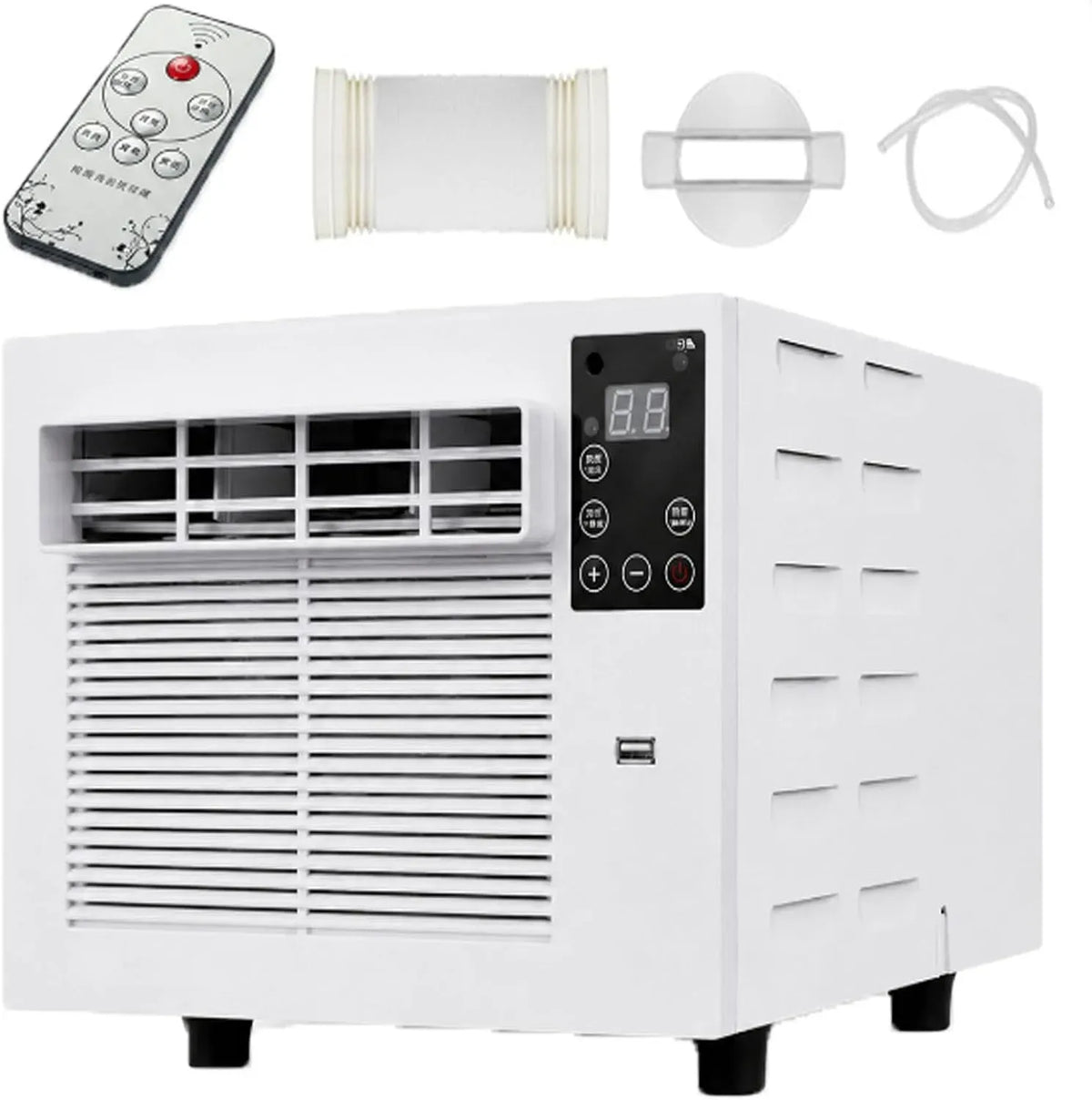 Climatiseur, 280 W, portable, minuteur, silencieux, 1876 Btu, SUV Et Caravane, Minuterie À Distance AC