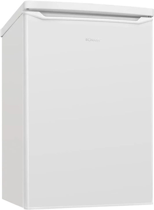 Bomann Congélateur, 109 L, 37 dB, éclairage LED, silencieux, armoire congélateur, blanc, 2 étagères en verre, réfrigérateur 95 L, congélateur 14 L