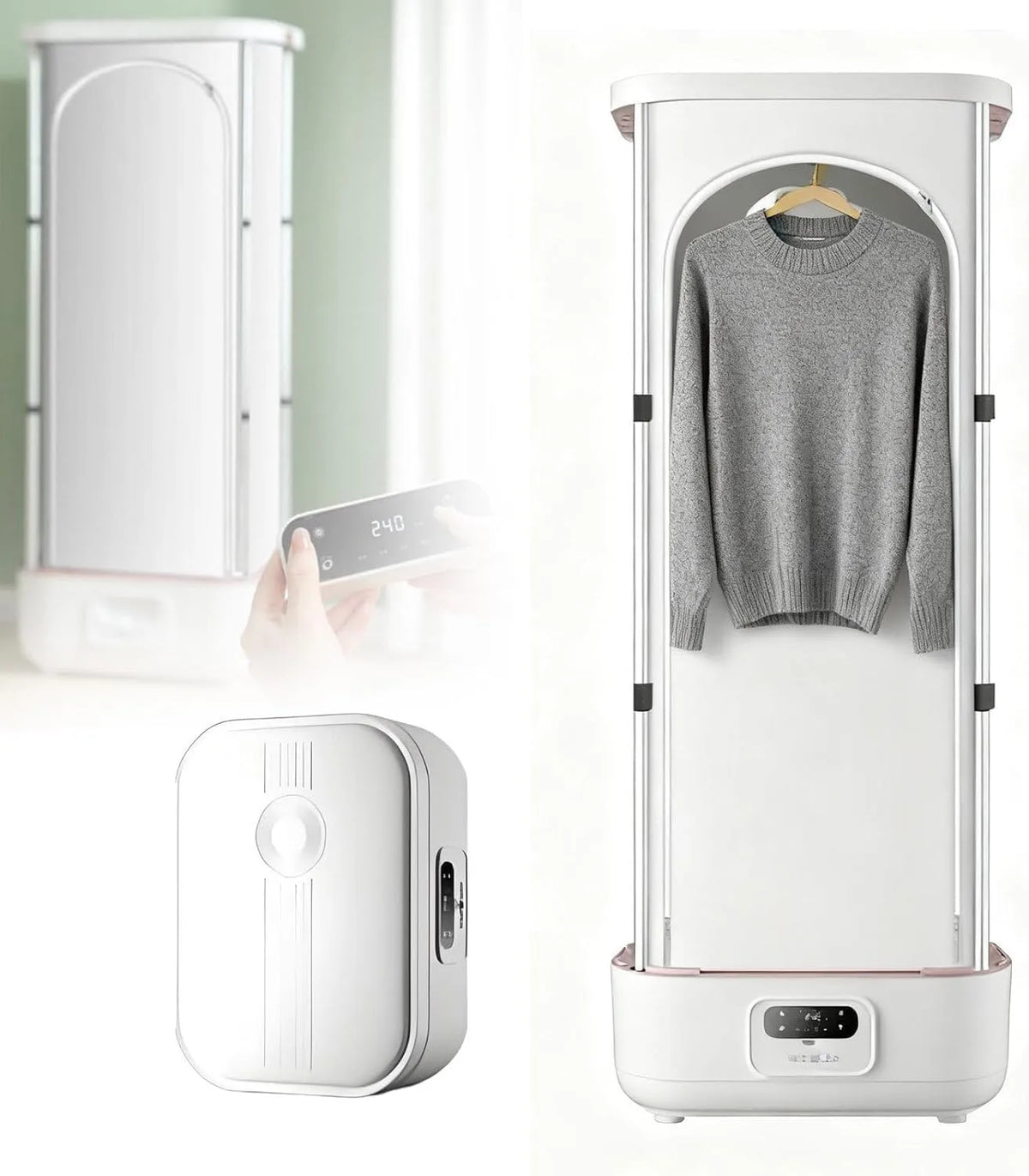 fer à repasser électrique, Armoire, Portable, 900 W, vapeur, pour Vêtements, Sécheur