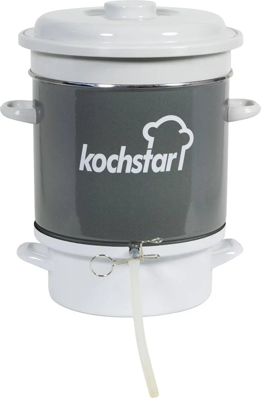 Extracteur de jus, 39 x 29.5 x 41 cm, Kochstar K16104128, vapeur, blanc, capacité 8kg