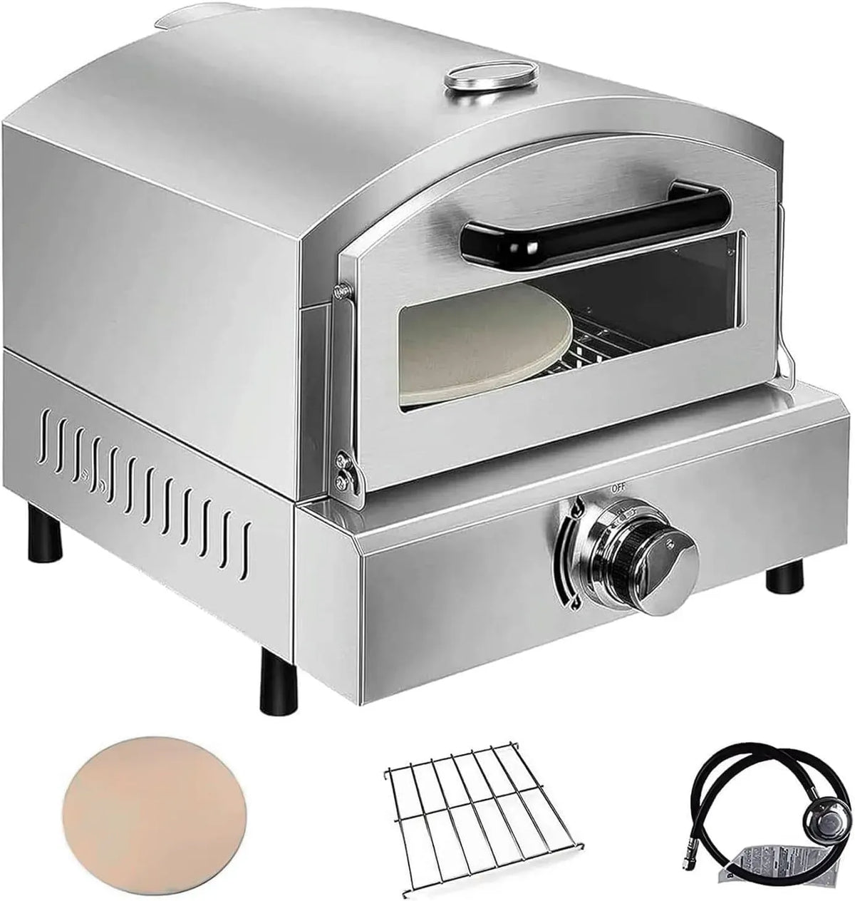 Four électrique à pizza, 12 pouces, portable, extérieur