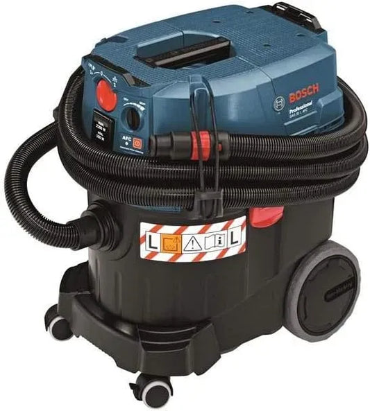 Bosch GAS 35 Aspirateur, 35 L, 1 filtre plat plissé en cellulose, flexible 5 m, 3 tubes, 0,35 m