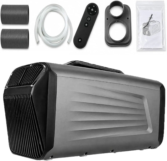 Climatiseur 4-En-1 5200Btu, portable, noir, appareil de climatisation, Climatiseur Mobile RéversibleFroid Et Chaud Black