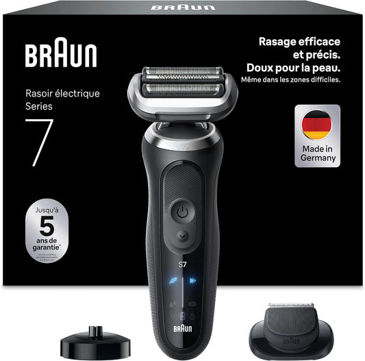 Braun Series 7 72-N4200cs Rasoir, noir, Rasoir Electrique Homme Noir