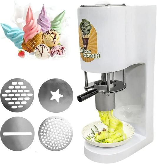 Machine à Glace, 0,42 L, 80 W, pâtisserie, professionnel, acier inoxydable, blanc, pour Les Pâtisseries White