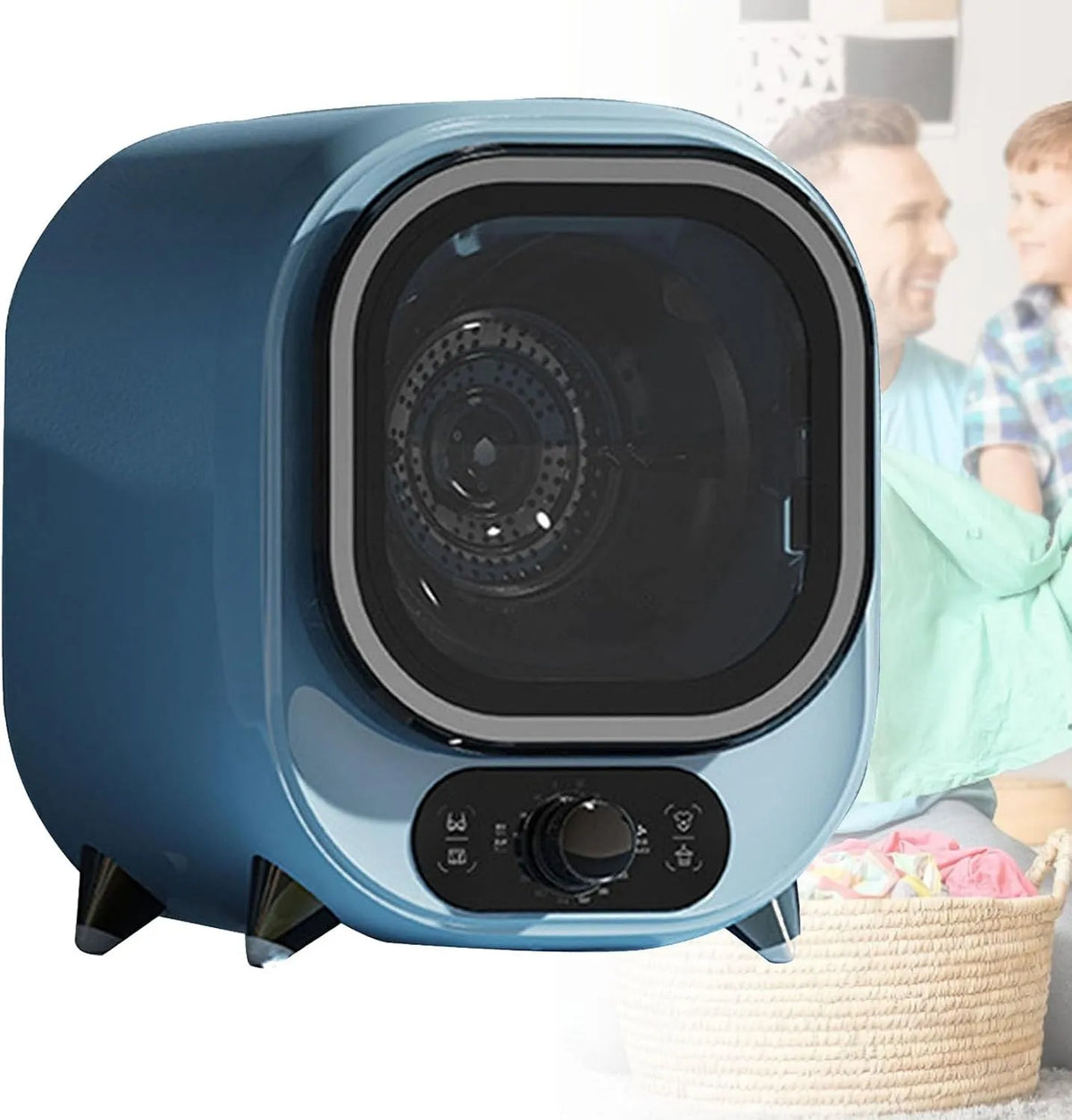 Sèche-linge Blue2, 5 kg, portable, bleu, essoreuse avec capacité de charge de 0,8 kg, les appartements, capacité de 5 kg