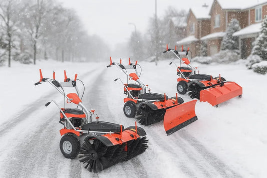 mK100 type balayeuse motorbesen 6,5PS start-fraise à neige électrique, 6,5 PS