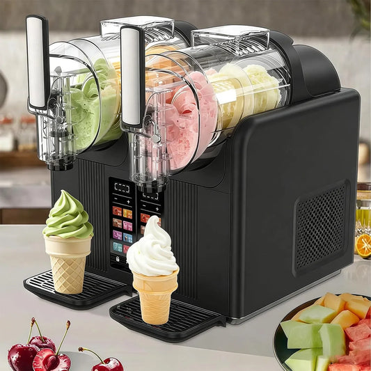Machine à Granita, machine à granité, grand réservoir, professionnel, 7 Modes, noir, pour Smoothies