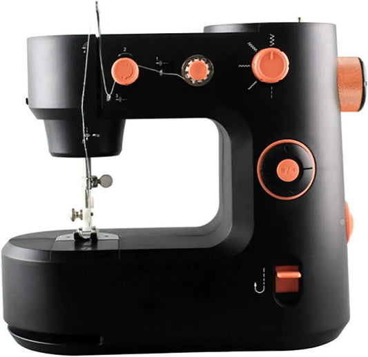 Machine à coudre, portable, machine à coudre électrique, 2 vitesses, pour vêtements et tissus