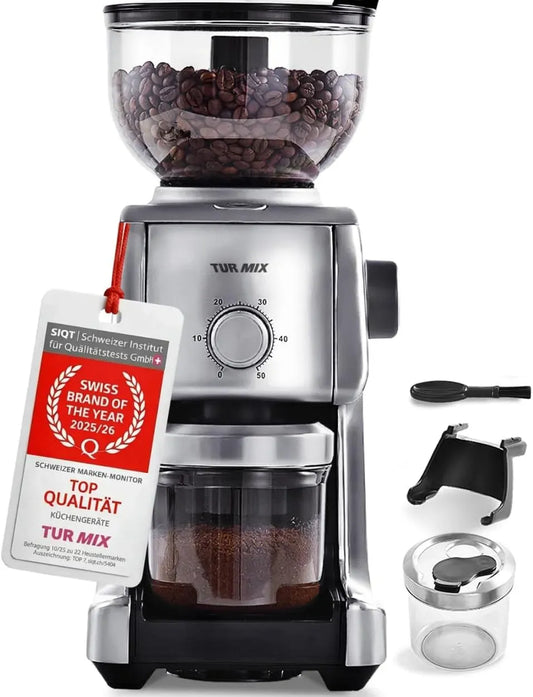 Porte-Filtre, Moulin, broyeur à grains de café, 400 g, minuteur, grand réservoir, pour espresso