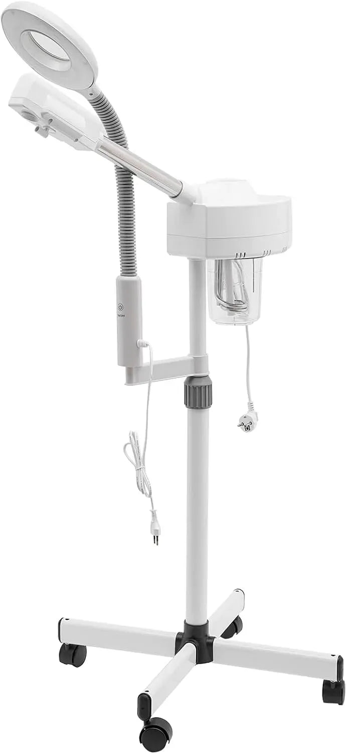 Humidificateur, lampe, vapeur, professionnel, pour le visage 2 en 1