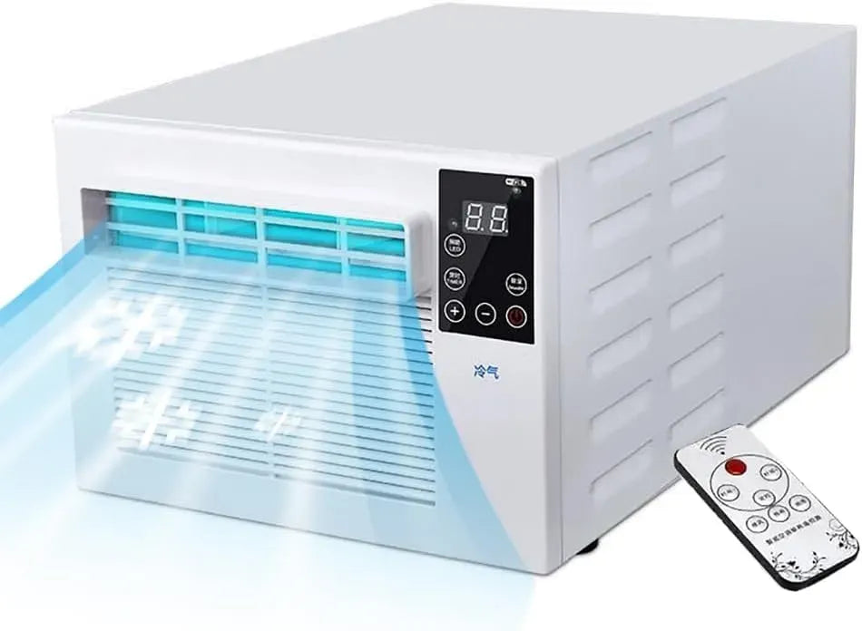 Déshumidificateur, 550 W, portable, silencieux, refroidissement personnel 550 W pour chambre à coucher, fonctionnement silencieux