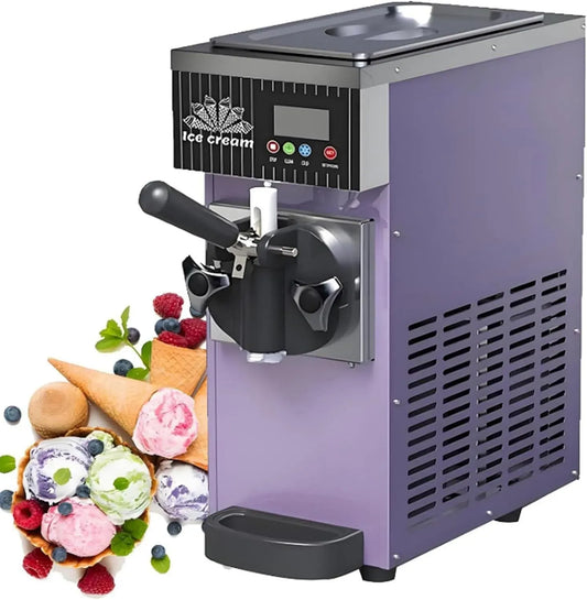 Machine à Glace, machine à glace et sorbet, 450 W, 5 Kg, écran LCD, professionnel, restaurant, pour Usage Domestique