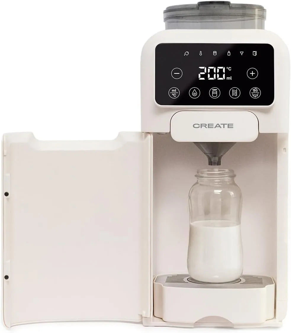 différentes hauteurs de biberons, pour CREATE/BABY THERA MATIC/Préparateur de biberons automatique avec doseur de formule blanc cassé/Température et