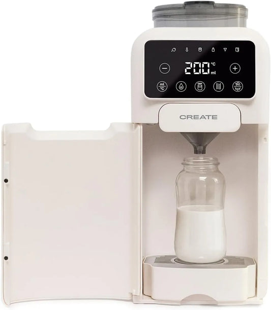 différentes hauteurs de biberons, pour CREATE/BABY THERA MATIC/Préparateur de biberons automatique avec doseur de formule blanc cassé/Température et