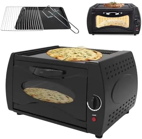 Four électrique à pizza, four de cuisson, Four à pizza de comptoir avec contrôle de la température et accessoires pour la cuisine domestique