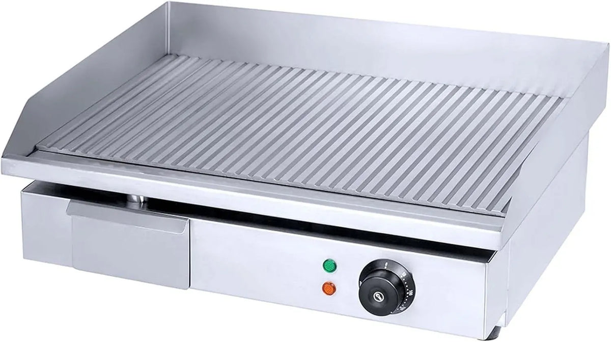 Poêle grill, 3000 W, fonte, professionnel, restaurant