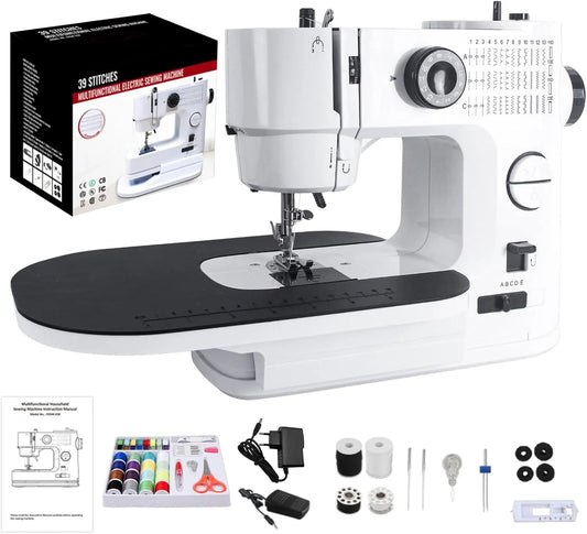 Machine à Coudre, Portable, machine à coudre électrique, 42 PièCes, pour DéButants Avec 41 Points
