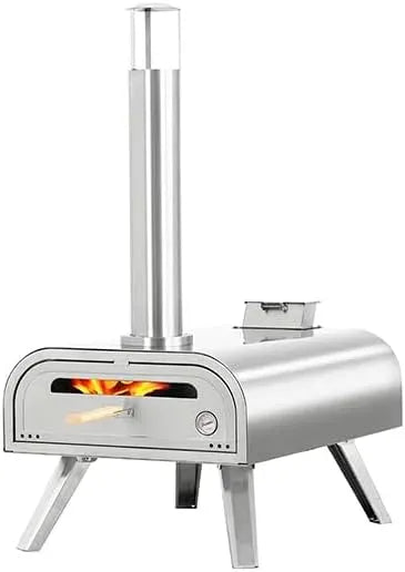 Four électrique à pizza, 16 pouces, BIGHORN, acier inoxydable