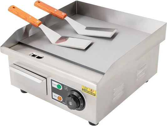 Plaque de cuisson, 2000 W, 50 à 300 °C, professionnel, 2 zones de température