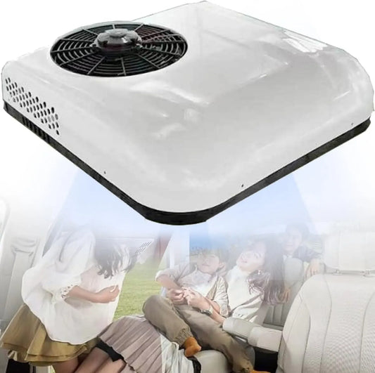 Climatiseur, 12 V, Qiang 12V/24V White-12V, camping, blanc, pour Camping-Cars/Camions/Bus etc