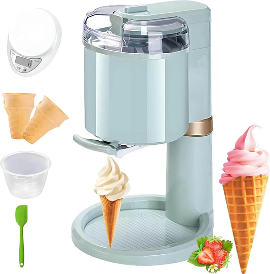 Machine à Glace, machine à glace et sorbet, 1000 ML, vert, pour la Maison
