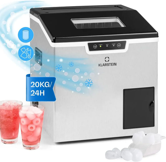 Klarstein Machine à glaçons, 3 L, Capacité de 3L