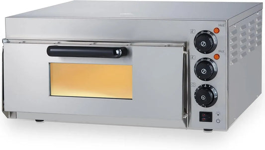 Four électrique à pizza, 20 L, 1600 W, 50 à 350 °C, minuteur, professionnel, restaurant