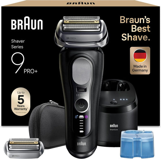 Braun Series 9 9660CCPS Rasoir, noir, Pro, Rasoir Electrique Homme Series 9+ Pro 9660CCPS Noir