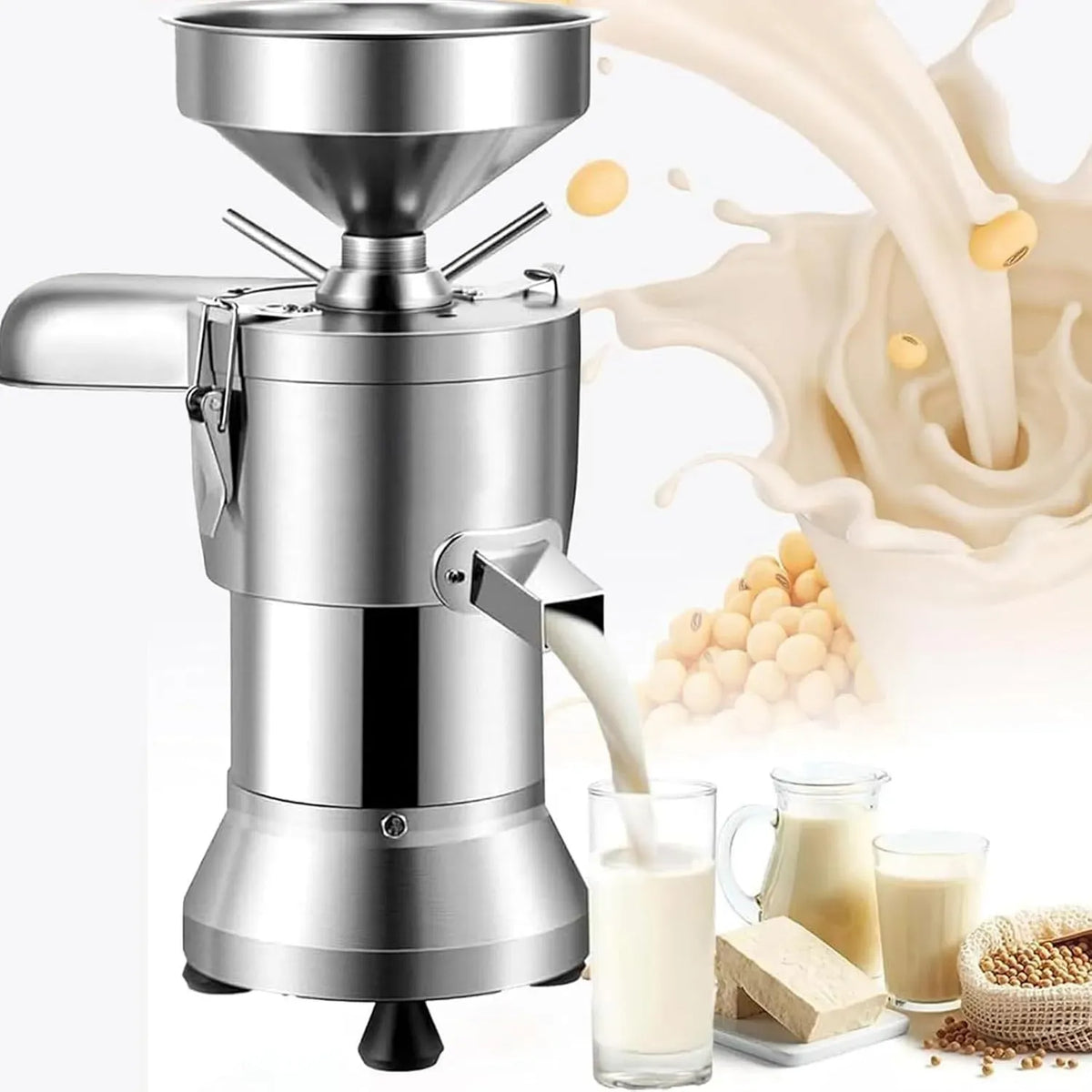 Machine à Lait, machine à lait végétal et lait de noix, 1100 W, 25 Kg, professionnel, restaurant, acier inoxydable, pour Restaurants.
