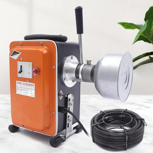 Déboucheur de canalisations électrique en spirale 750 W IP44 Orange