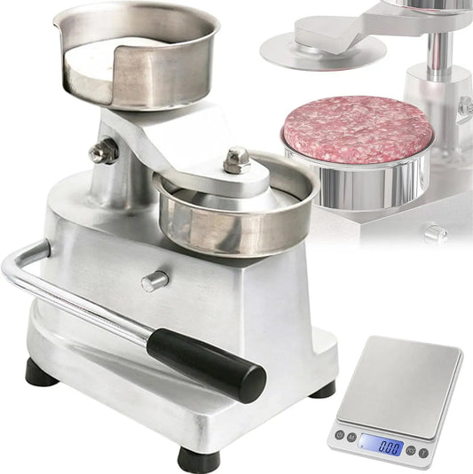 Machine à Hamburger, Presse, professionnel, revêtement antiadhésif, acier inoxydable, pour BœUf