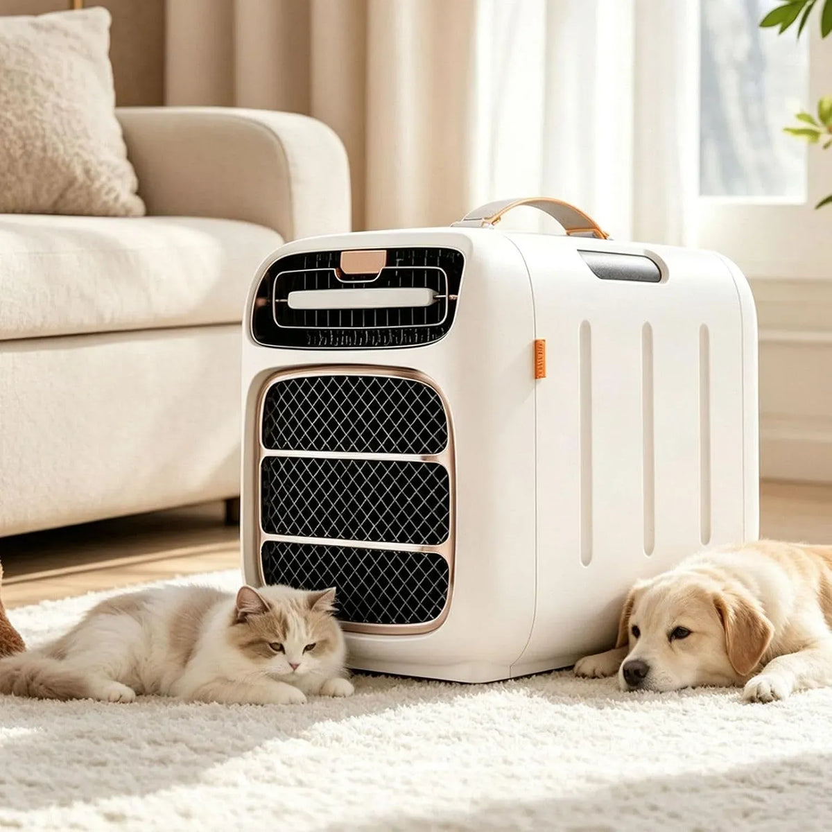 Climatiseur, 1400 W, 45 dB, extérieur, couverture de 10 m², niveau sonore de 45 dB, Puissance frigorifique de 1400 W