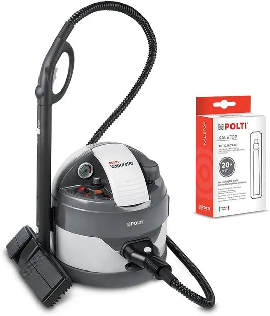 Accessoire pour appareil, 2 L, 2000 W, grand réservoir, vapeur, gris, Polti Vaporetto Eco Pro 3, 20 Flacons de Kalstop Anticalcare, 0 Kalstop