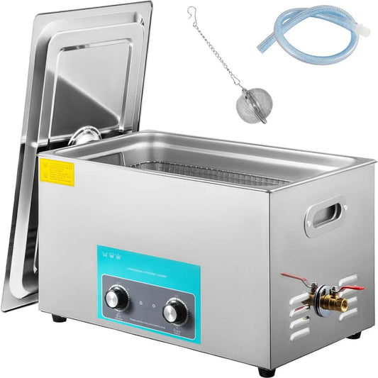 VEVOR Radiateur électrique, 22 L, minuteur, professionnel, acier inoxydable, bouton de commande professionnel en acier inox 304