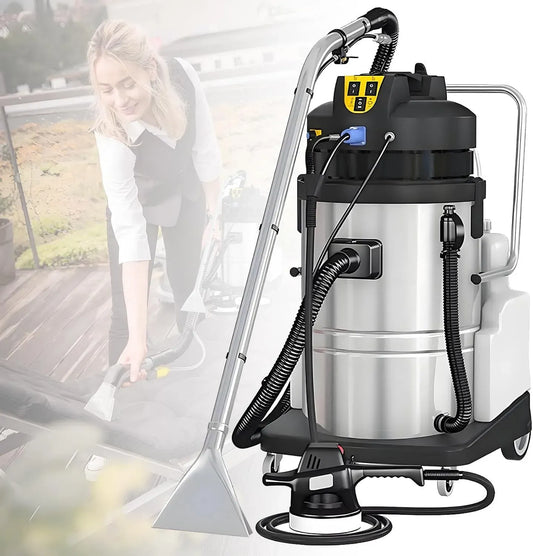 Lave-linge, 40 L, 079 W, vapeur, professionnel, Puissant Nettoyeur de Tissus d'ameublement 40L, Aspirateur Vapeur Professionnel 3 en 1